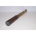 Brass and Leather Telescope