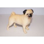 Beswick Figure of a Pug CH Cutmil Cupie