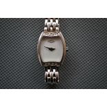 Rotary Sterling Silver Ladies Wristwatch with Moth