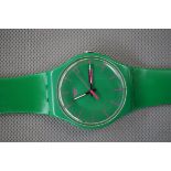 Swatch Watch with Rubber Strap