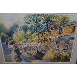 Brian Barlow (Bolton Artist) Watercolour 'Summer a