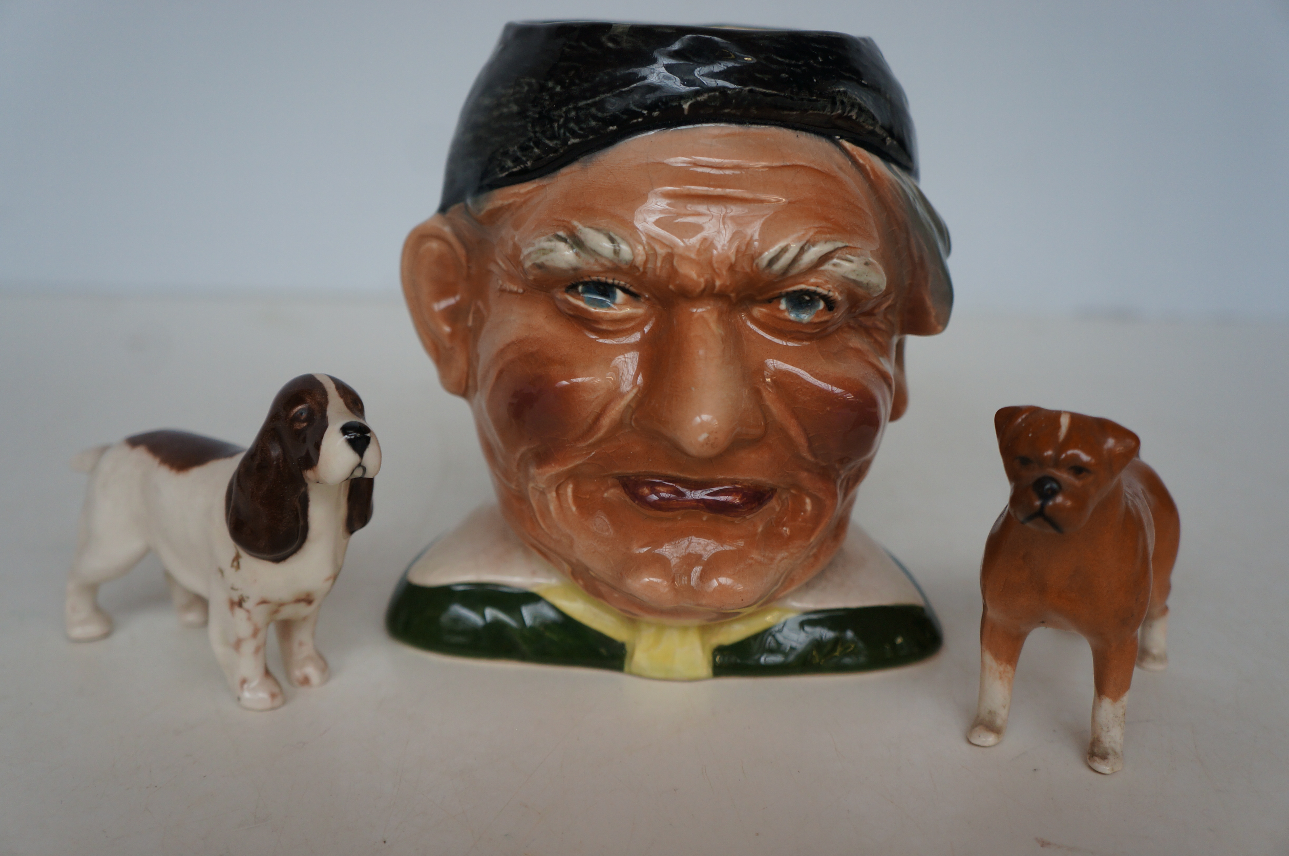 Musical Toby Jug (Early) together with a Beswick B