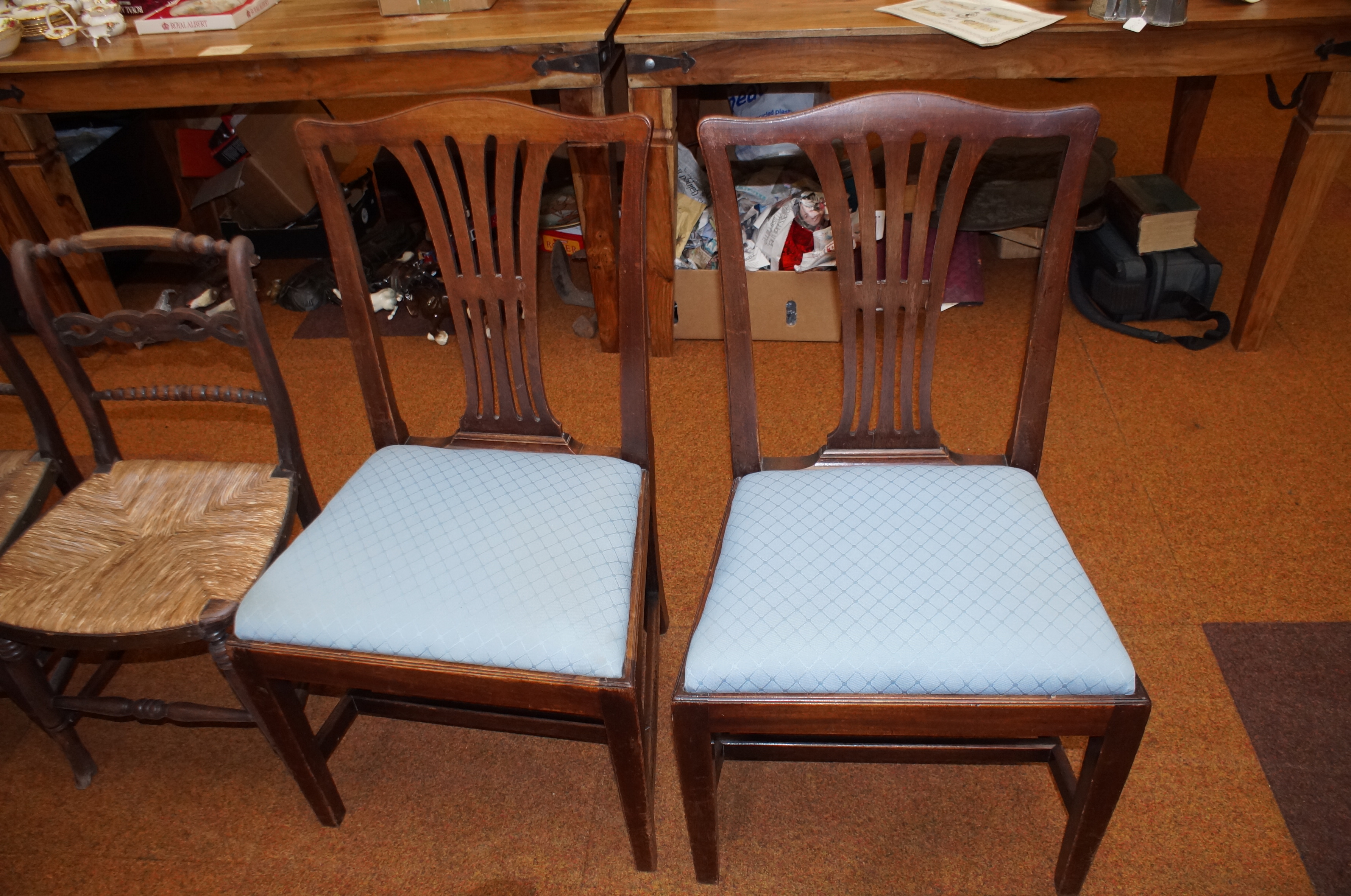 Pair of early Dining Chairs