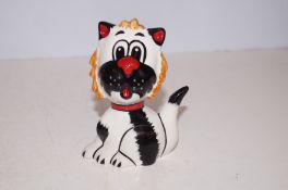 Lorna Bailey Cat Ethan Signed in Red