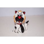 Lorna Bailey Cat Ethan Signed in Red