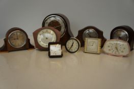 Collection of 1950s Mantle Clocks