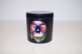 Moorcroft Lidded Pot Poppy Pattern - 9cm h