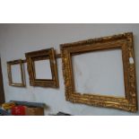 3 Guilded Picture Frames