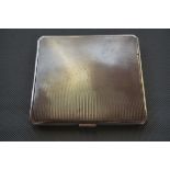 Silver Cigarette Case with Full London Hallmarks -