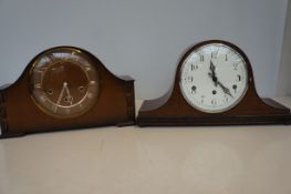 Two Westminster Chime Mantle Clocks
