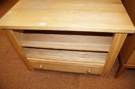 Solid Light Oak Media Unit