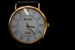 Gents Harrods Wristwatch (Currently Ticking)