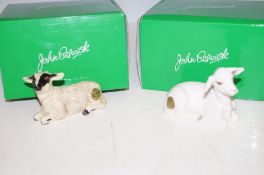 Beswick Goat together with a Beswick Lamb (Boxed)