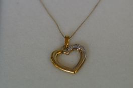 9ct Gold (Heart) Necklace