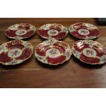 Collection of Hand Painted Floral Design Plates (2