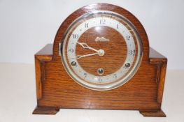 1940s/50s Oak Mantle Clock