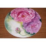 Round Hand Painted Plaque Birbeck