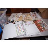 2 Albums of World Stamps and a quantity of loose S