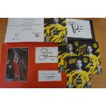 Collection of Football Autographs (Phil Thompson,