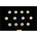 12x 24ct Gold Proof Coins - The Royal House of Win