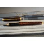 Parker 14ct Gold Nibbed Fountain Pen in Original C