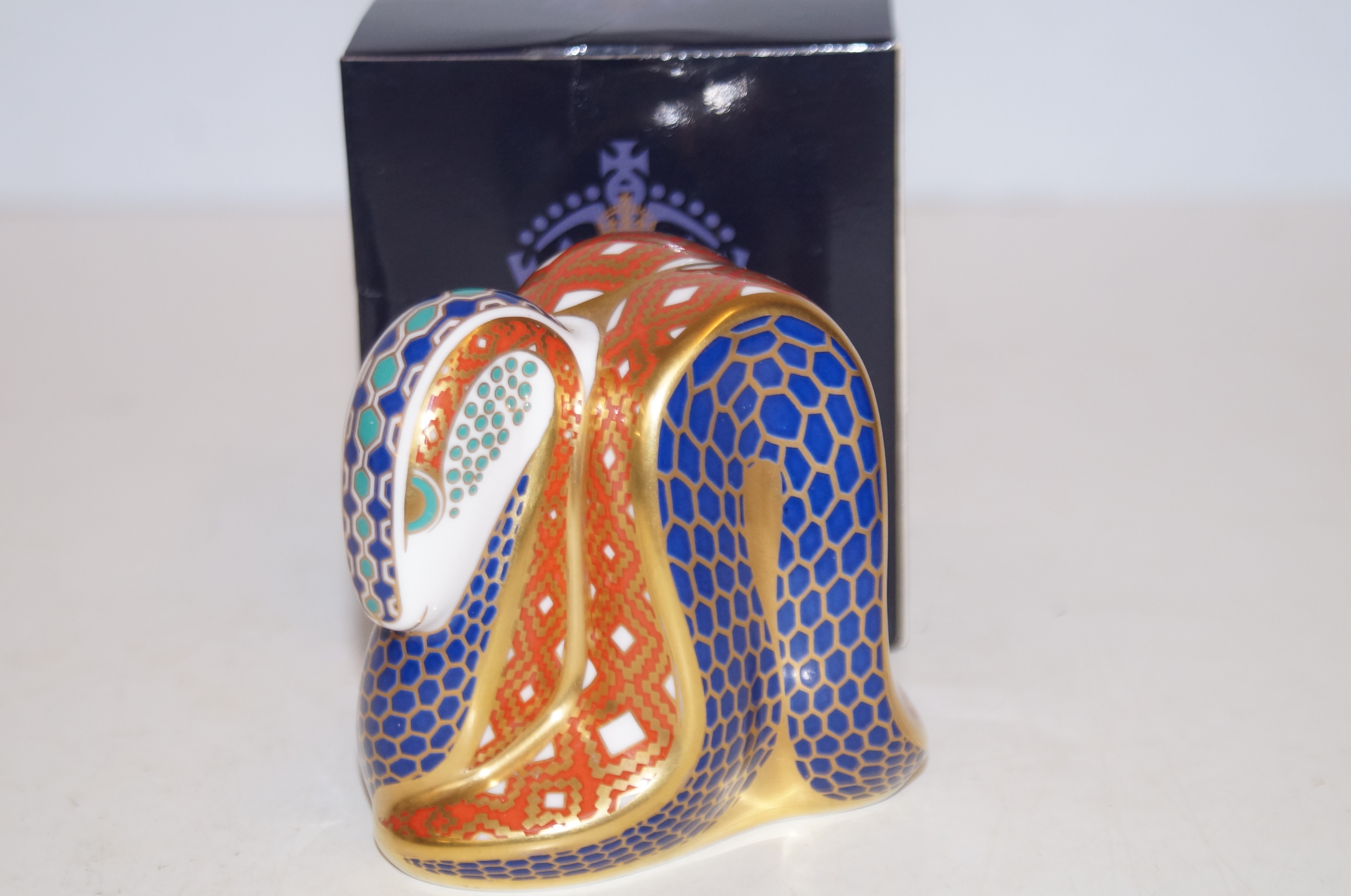 Royal Crown Snake Boxed Gold Stopper