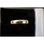 9ct Gold Wedding Band with Inscription inside Band