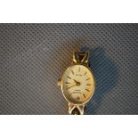 Accurist Diamond Wristwatch with 9ct Gold Case and