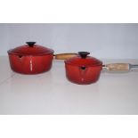 2 Le Creuset Pans