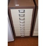 Bisley 10 Drawer Metal Cabinet