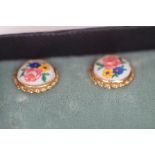 14ct Gold Earrings Floral