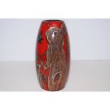 Anita Harris Rabbit Vase Signed in Gold