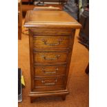 Solid Oak Cupboard in the form of Drawers - 24in h