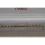 9ct Gold Tennis Bracelet set with Diamonds