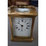 Early 20th Century Carriage Clock (See Photos)