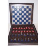 Complete Metal Chess Set