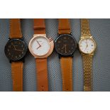 3 Fashion Watches and a Rotary Dress Watch