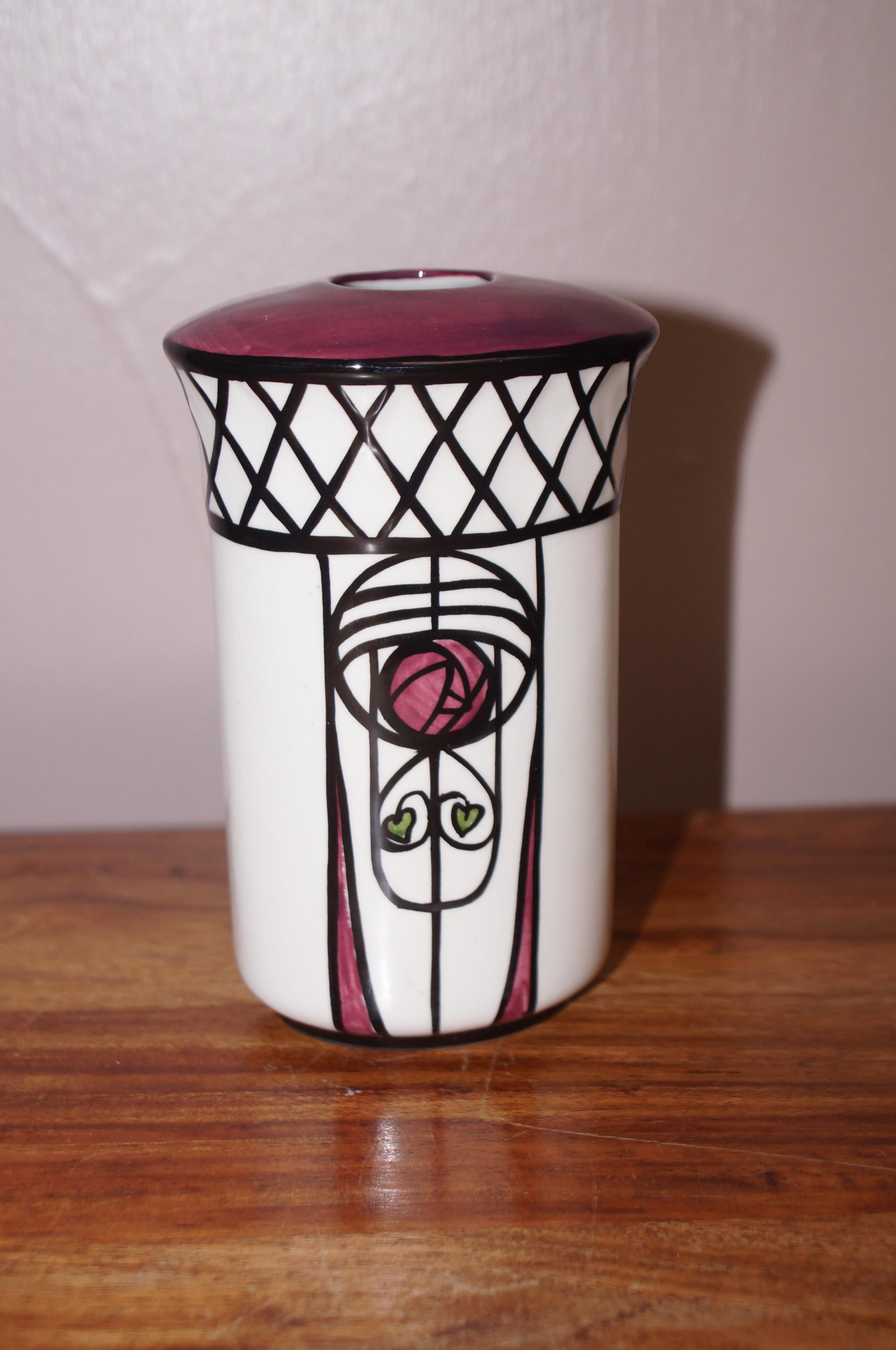 Lorna Bailey Charles Rennie Macintosh Bud Vase