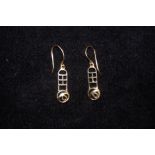 9ct Gold Earrings (Mackintosh)