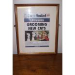 Lorna Bailey Sentinel Framed Front Page