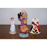 4 Disney China Figurines