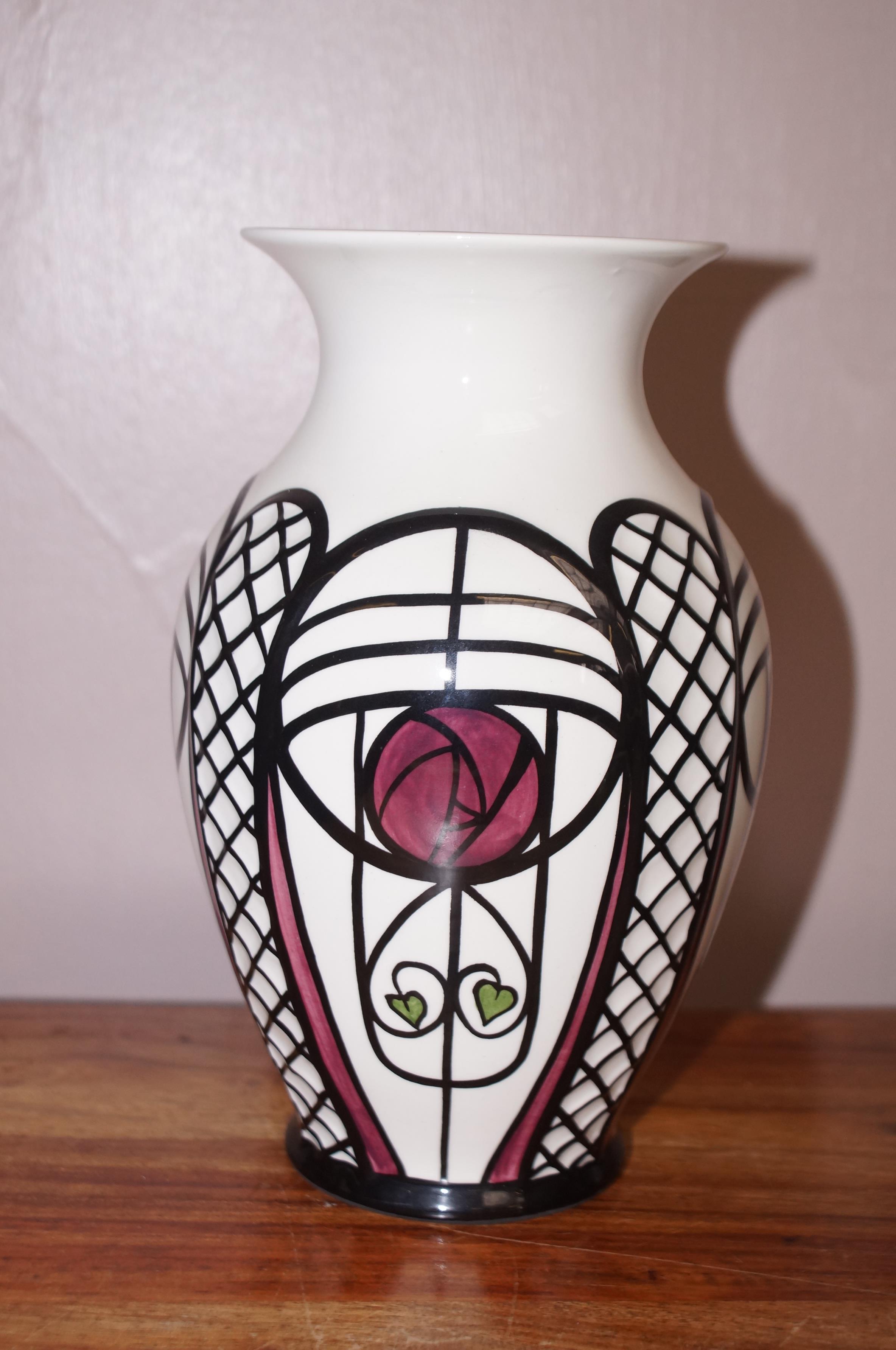 Lorna Bailey Charles Rennie Macintosh Vase