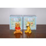 Beswick Winnie the Pooh and Tigger figure with gold