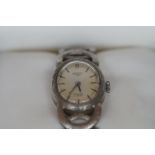 Ladies Rotary Stamped Silver Wristwatch - Boxed an