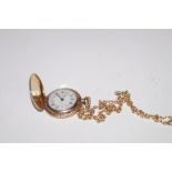 Ladies Gold Plated Fob Watch