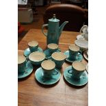 Palissy Pine Wood Coffe Service