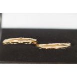 9ct Gold Loop Earrings