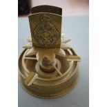 Trench Art Ashtray R.E.M.E. Dated 1942/43 Tripoli