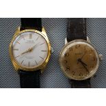Vintage Oris Automatic 15 Jewell Wristwatch & 1 Other (Both