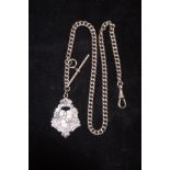 Silver 1/2 Albert Watch Chain